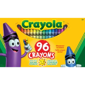 Crayola 96 Count Crayons - Non-Peggable 1Piece