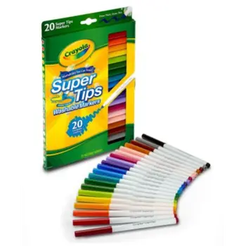 Crayola Markers Supertips 20Count 1Piece