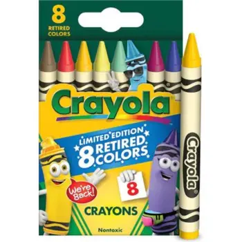 Crayola Limited Edition Retired Crayons, 8 Count 1Piece
