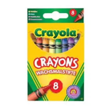Crayola 8 Count Crayons - Peggable 1Piece