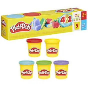Play-Doh 5 Pack Back To School Set, 3 Ounce Cans, Preschool Toys For Kids 2+, Classroom Prizes, Modeling Compound, Arts & Crafts 1Piece