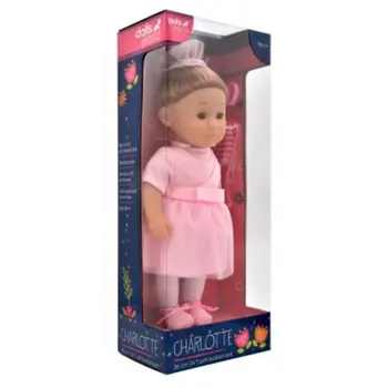 Dolls World Pkn78210 14″ Charlotte Soft Bodied Fashion Doll With Golden Hair Toddler, 0-2 Years 1Piece