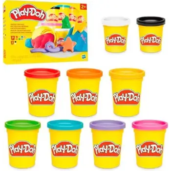 Play-Doh Colorful Garden 9 Pack Of Modeling Compound, 1- And 2-Ounce Cans, Arts And Crafts Toy For Kids 2 Years And Up, Non-Toxic 1Piece