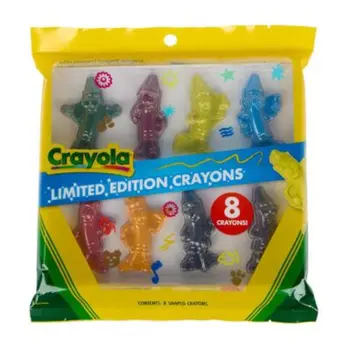 Crayola 8 Count Crayons, Tips Characounter Shapes, Limited Edition 1Piece