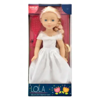 Dolls World 14″ Lola Moving Arms And Legs Fashion Doll Girls, 3-4 Years 1Piece