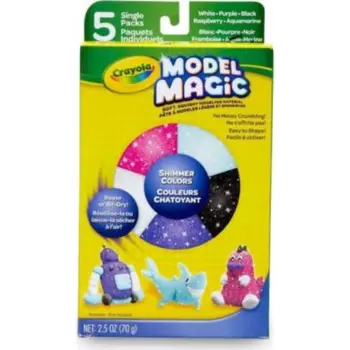 Crayola Model Magic, 5 Count Shimmer Assorted Pack 1Piece