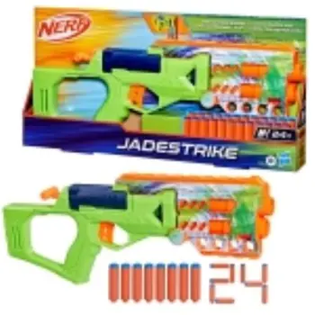 Nerf N Series Jadestrike Dart Blaster, 24 Official Nerf N Series N1 Darts 1Piece