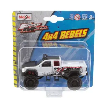 Maisto 25205 Fresh Metal 4X4 Rebels Assorted Diecast Vehicle Boys, 3-4 Years 1Piece