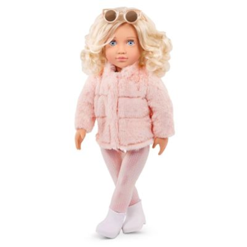 Our Generation Ava Fashion Doll With Glamour Faux Fur Coat, 18-Inch Size 1Piece