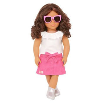 Our Generation Valentina Fashion Doll With Glam Outfit, 18-Inch Size 1Piece