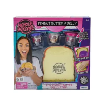 Compound Kings Nichole Jacklyne Peanut Butter And Jelly Scented Toast Slime Unisex, 5-7 Years 1Piece