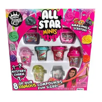 Compound Kings Allstar Mini Whcky Scents Slime Unisex, 5-7 Years, Pack Of 8 1Piece