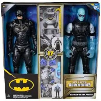 Dc Comics Batman Adventures Battle Pack – Batman Vs. Mr. Freeze Action Figure Set, Kids Toys For Boys Ages 3 And Up 1Piece