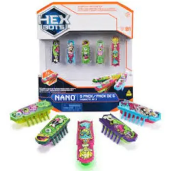 Hex Bots Nano Bugs Robotic Toys Playset Unisex, 3-4 Years, Pack Of 5 1Piece