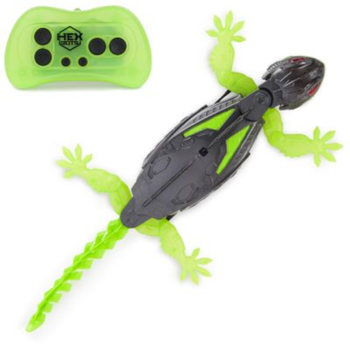 Hex Bots Wall Crawler Gecko, Rechargeable Remote Control Robot Kids Toys, Climbs Up Walls For Prank 1Piece