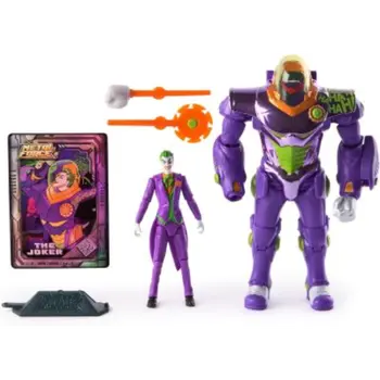 Spin Master Dc Comics Metal Force Batman Assorted Action Figure Playset Unisex, 5-7 Years 1Piece