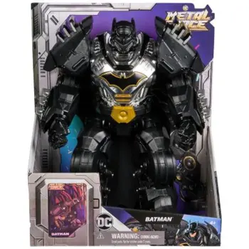Spin Master 12″ Dc Comics Metal Force Batman Xl Action Figure Unisex, 5-7 Years 1Piece