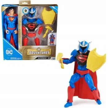 Spin Master 12″ Dc Comics Superman Man Of Steel Action Figure Playset Unisex, 5-7 Years 1Piece