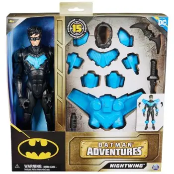 Batman 12" Nightwing Adventures Action Figure Unisex, 5-7 Years 1Piece