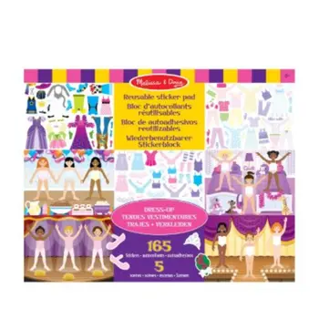 Melissa & Doug Dress-Up Reusable Sticker Pad With 165+ Reusable Stickers Unisex, 3-4 Years 1Piece