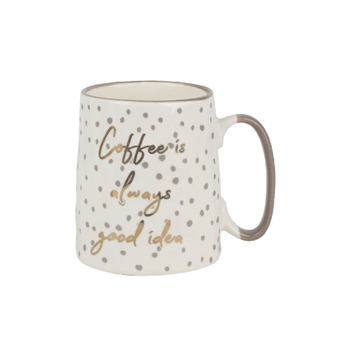 Multicolour Polka Dot Ceramic Coffee Mug 16oz