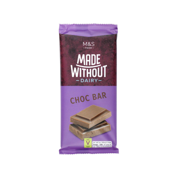 ماركس اند سبنسر  لوح شوكولاتة خالٍ من الألبان 1قطعة