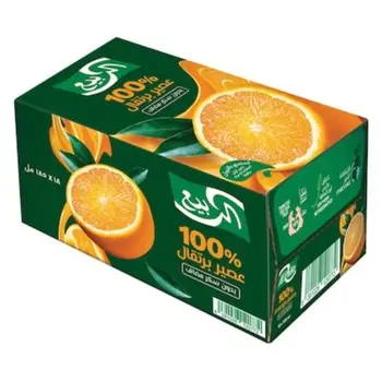 Al Rabie Orange Juice 18x250ml