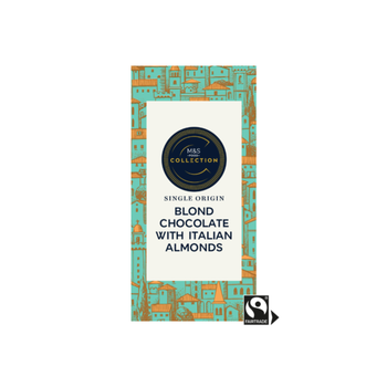 ماركس اند سبنسر مجموعة شوكولاتة شقراء مع لوز إيطالي 1قطعة