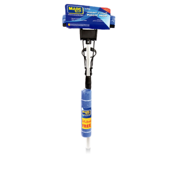 MAOG Blue Magic Mop Set with Steel Handle