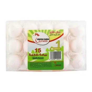 Fresh Farm Alfaris Eggs 15 Pieces