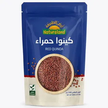 أرض الطبيعة كينواحمراء 500 جم عضوي