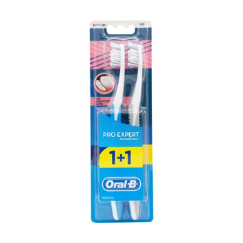 Oral B Pro-Expert Sensitive Extra Soft Toothbrush 2 Count 1 + 1Pieces