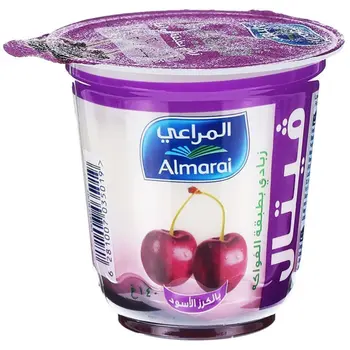 المراعي زبادي بالكرز الأسود 140جرام