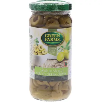 جرين فارمز زيتون أخضر شرائح 235جرام