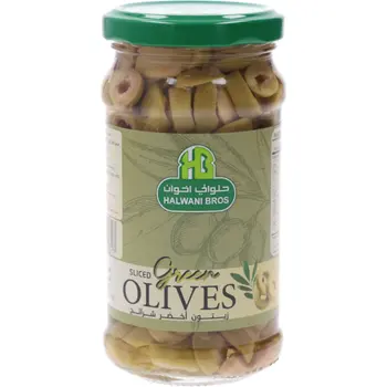 حلواني شرائح زيتون أخضر 240جرام