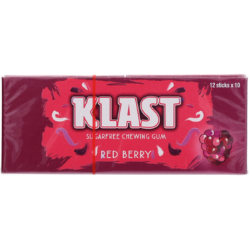 Klast 12 Sticks Spearmint Sugar-Free Chewing Gum 10x28.8g