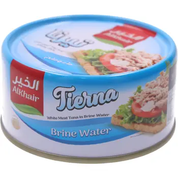 Alkhair Tierna Tuna in Brine 185g