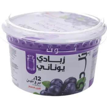بلدي زبادي يوناني قليل الدسم بالتوت 180جرام