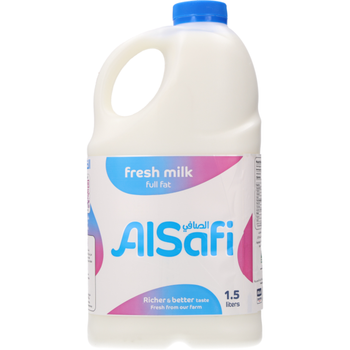 الصافي حليب طازج كامل الدسم 1.5لتر