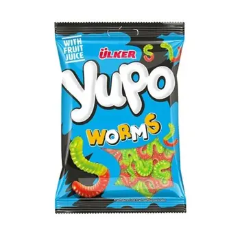 Ulker Yupo Worms Jelly 80g
