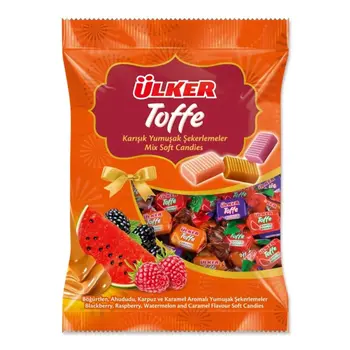 Ulker Toffee Mixed Flavour Soft Candy 350g
