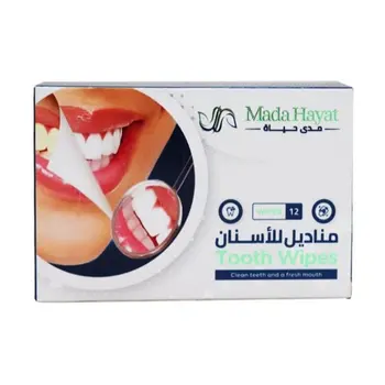 مادا حياة مناديل مبللة للأسنان 12قطعة