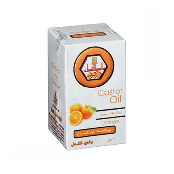 وادي النحل زيت خروع بالبرتقال 60مل