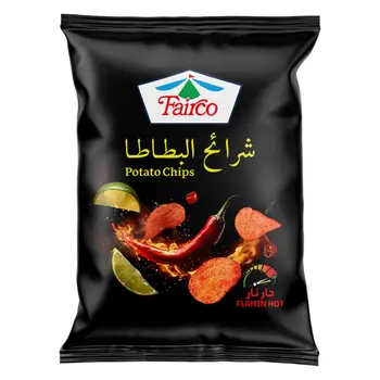 فاركو شرائح البطاطس حار نار 120جرام