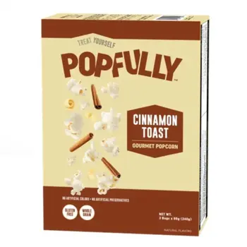 Popfully Cinnamon Toast Microwave Popcorn 240g