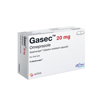 Acino Gasec Omeprazole Capsules 20mg 14 Count