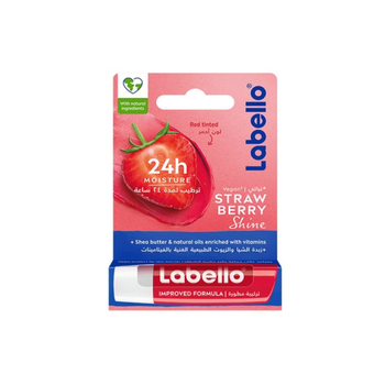 Labello Fruity Shine Strawberry Lip Balm 4.8g