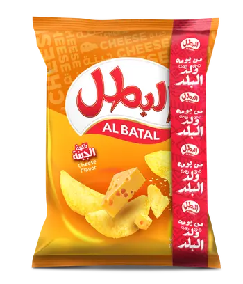 البطل رقائق البطاطس بالجبن 120 جرام
