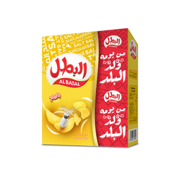 Al Batal Salt Potato Chips 12x23g