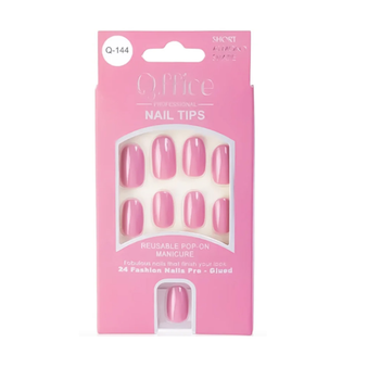 Q Office False Nails Q144 24Pieces